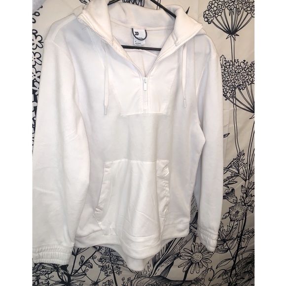 White long sleeve hoodie M - Picture 1 of 6